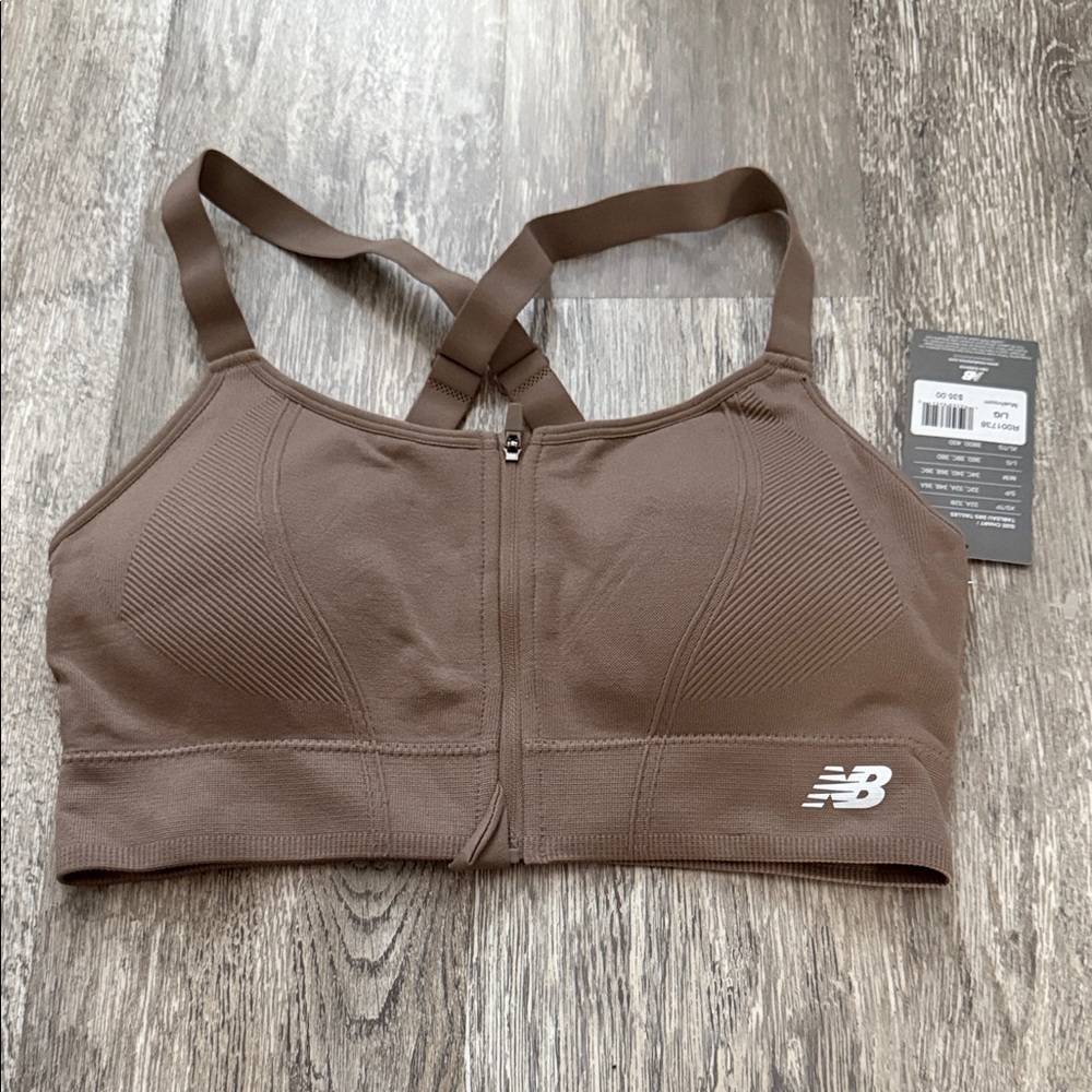 New Balance Women's Tan Sports Bra